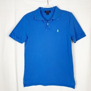 POLO Ralph Lauren Blue Polo Shirt Boys Size L (14-16)
